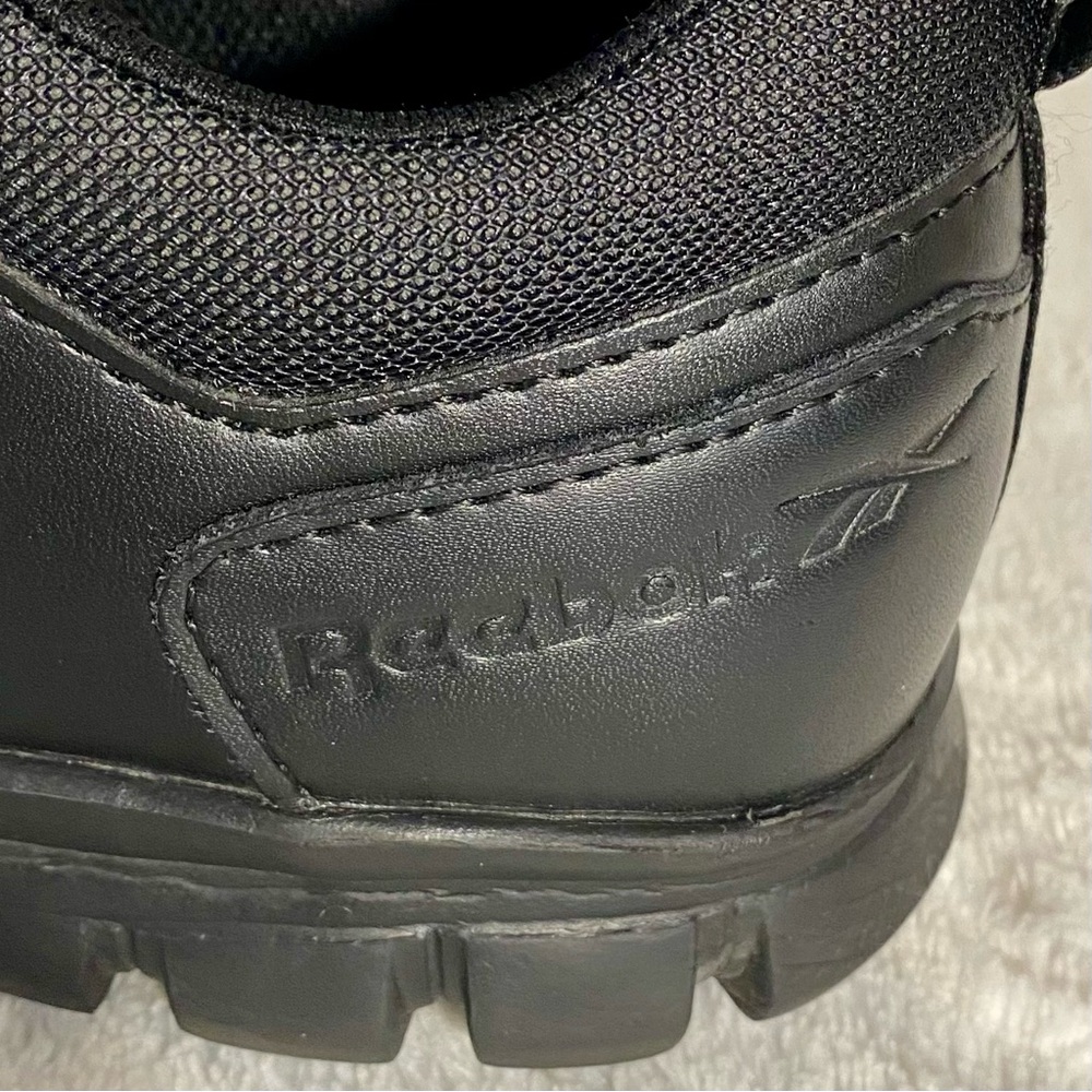 Reebok Work Black Sublite Cushion Shoes Men’s Size 10.5W Soft Toe - Picture 9 of 12